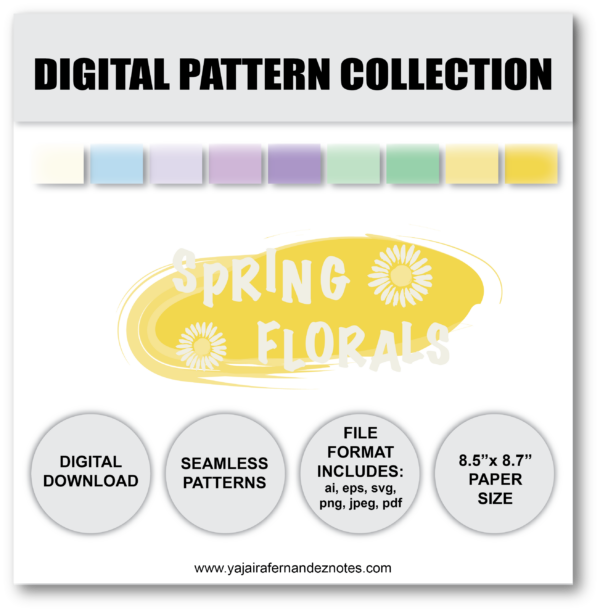 Spring Florals DPC1: Digital Pattern Collection - Image 2