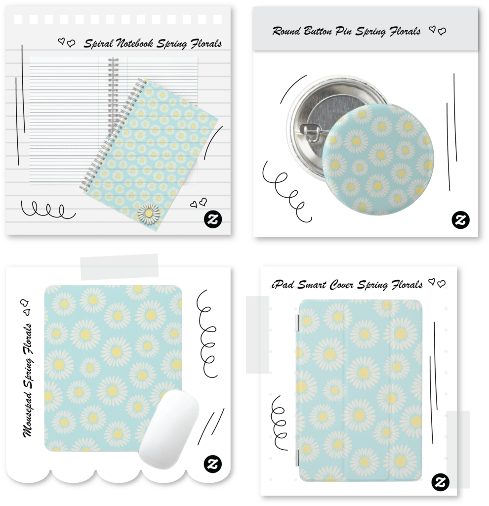 Zazzle Products: Spring Florals