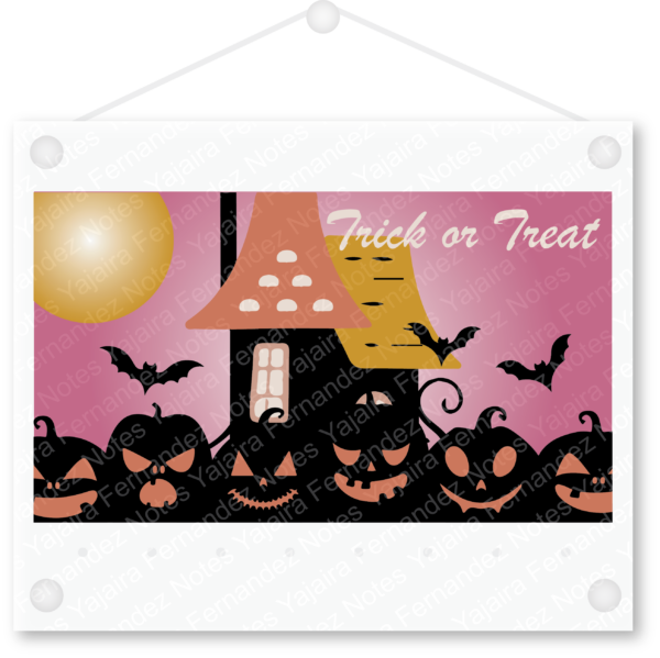 Trick or Treat DJC1: Digital Journaling Card