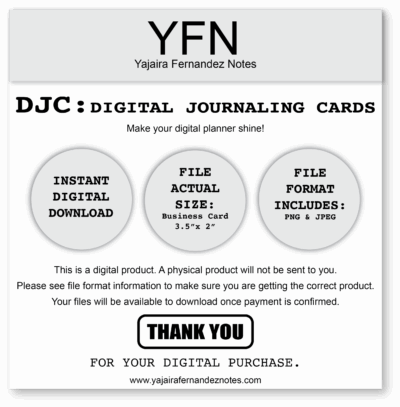 Spring Rainy Day DJC1: Digital Journaling Card - Image 3