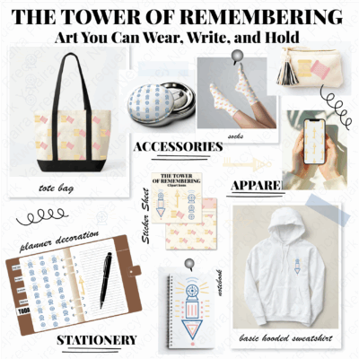 The Tower of Remembering | Frequency Anchor Art Bundle - Image 15