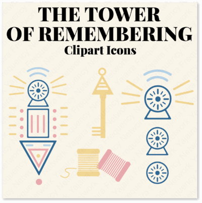 The Tower of Remembering | Frequency Anchor Art Bundle - Image 3