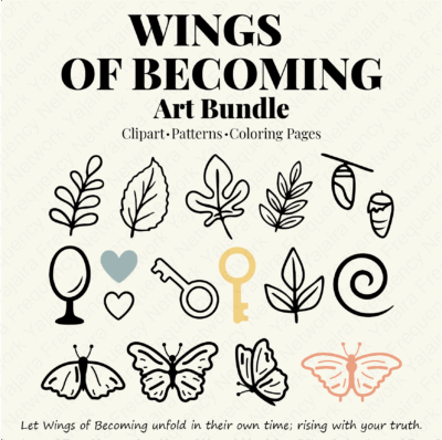 Wings of Becoming Art Bundle