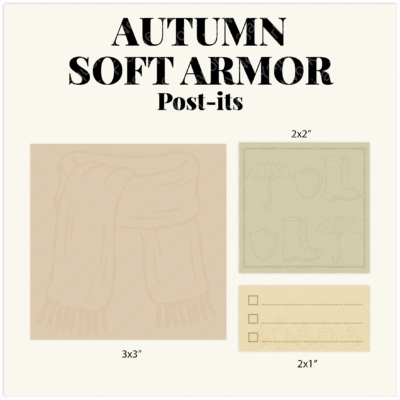 Autumn Soft Armor Post-its