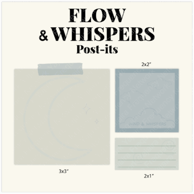 Flow & Whispers Post-its