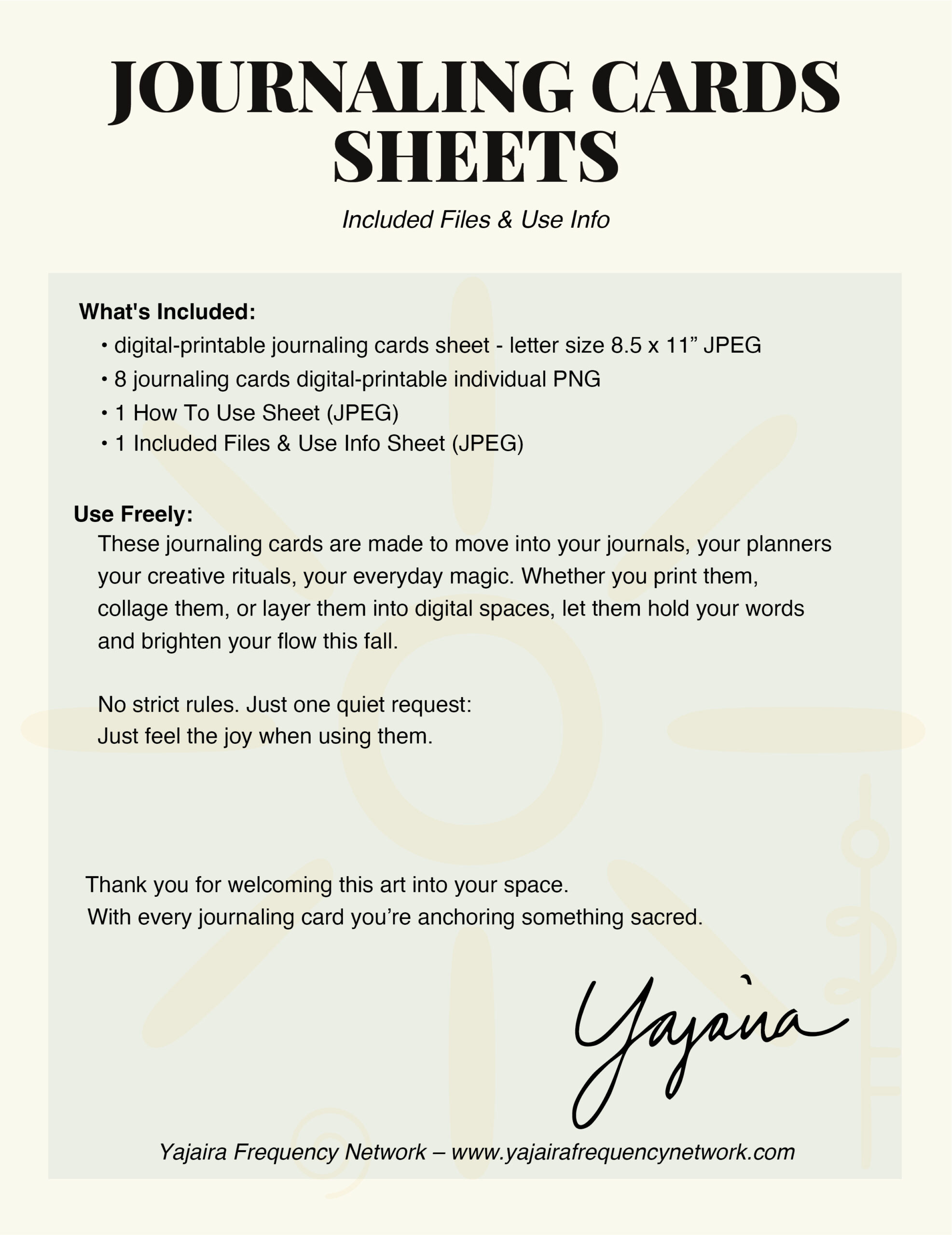 Autumn Forrest Journaling Cards Sheet - Image 3