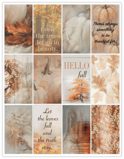 Soft Things Journaling Cards Sheet Vol 1