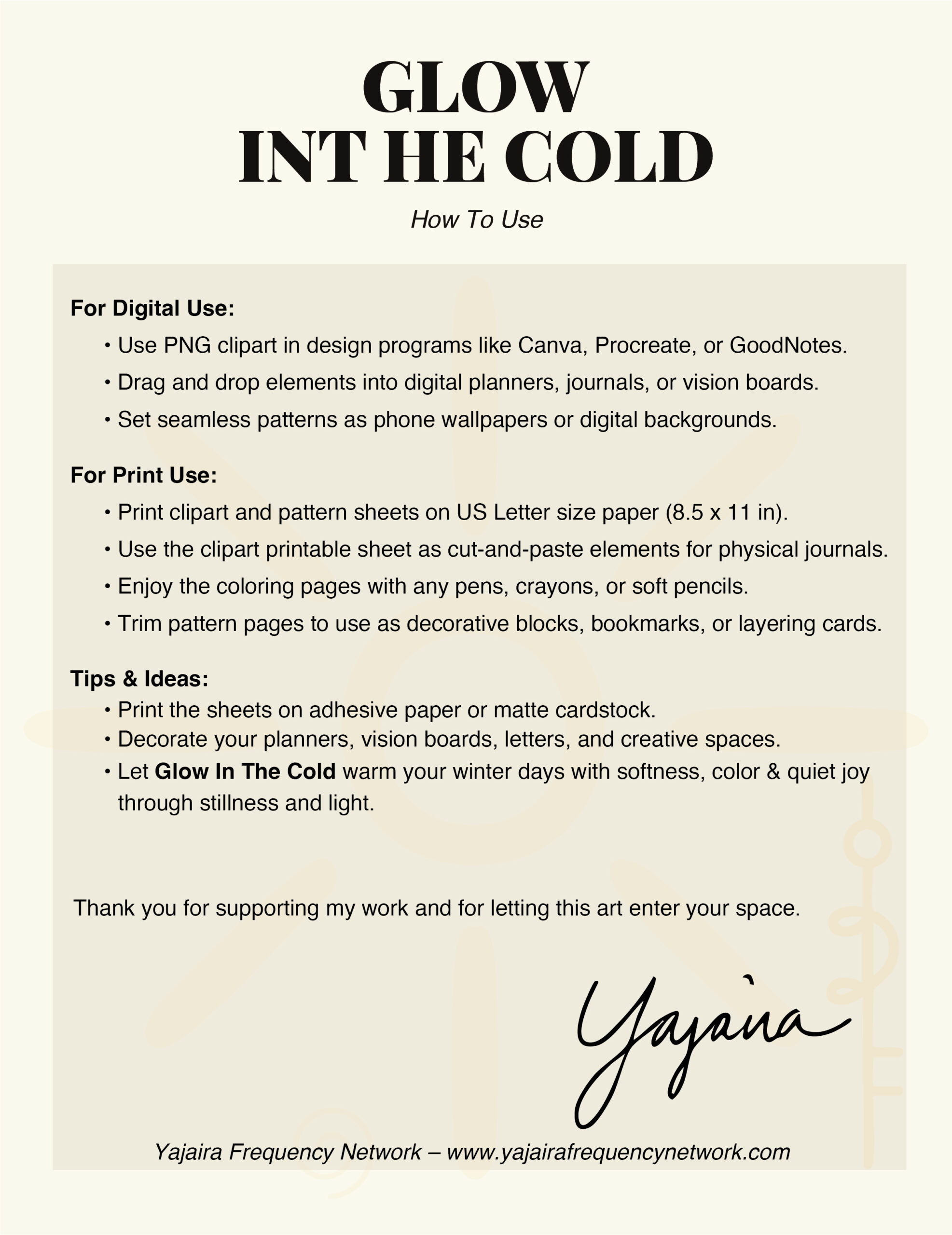 Glow in the Cold Art Bundle - Image 14