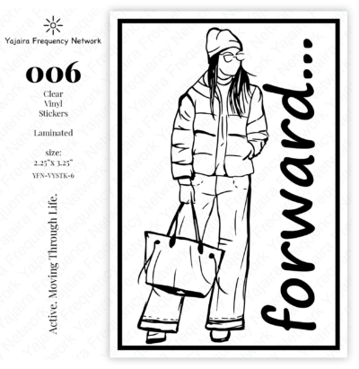 006 FORWARD Clear Vinyl Sticker